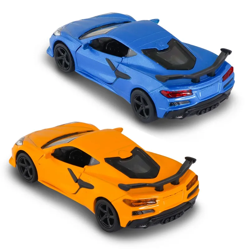 Автомодель – Chevrolet Corvette Z06 2023 (синій, помаранчевий)