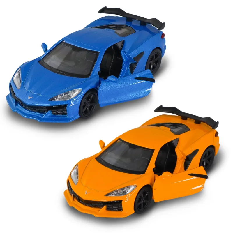 Автомодель – Chevrolet Corvette Z06 2023 (синій, помаранчевий)