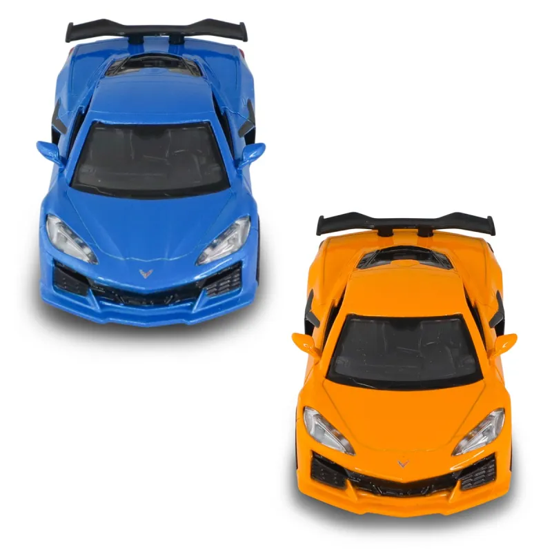 Автомодель – Chevrolet Corvette Z06 2023 (синій, помаранчевий)