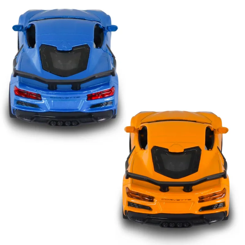 Автомодель – Chevrolet Corvette Z06 2023 (синій, помаранчевий)
