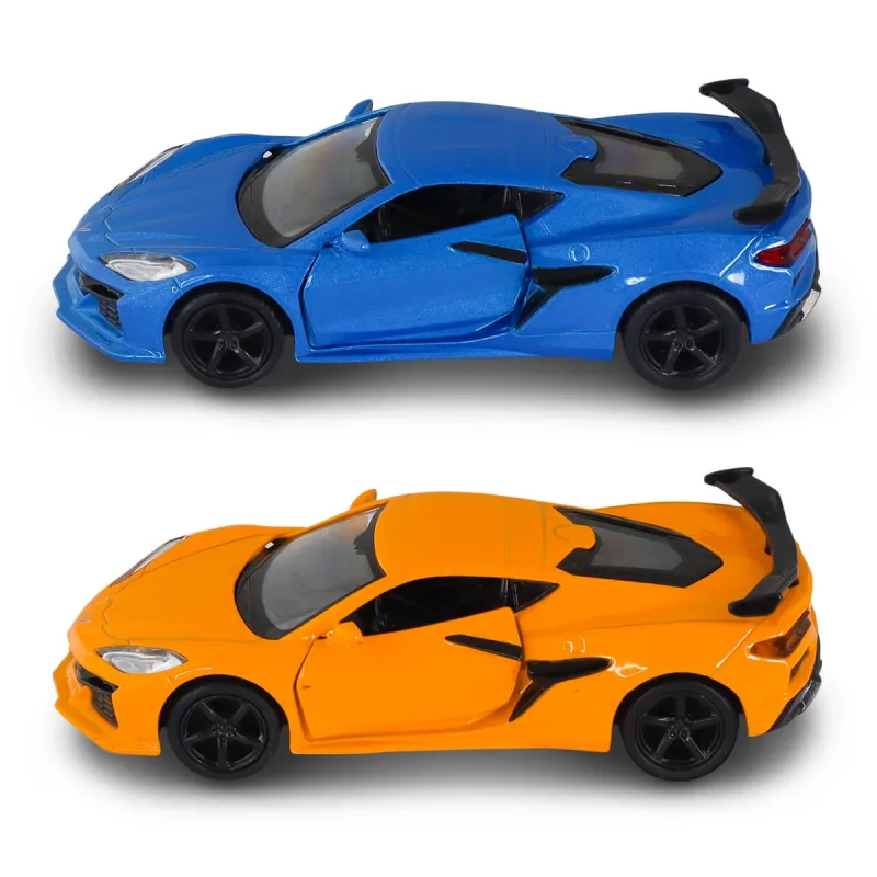 Автомодель – Chevrolet Corvette Z06 2023 (синій, помаранчевий)