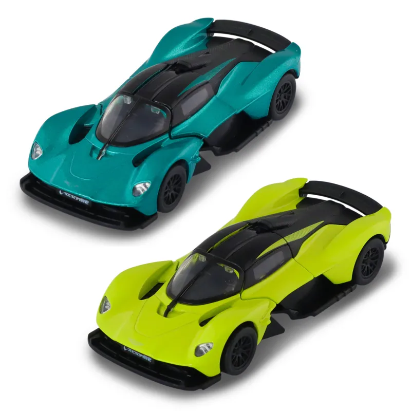 Автомодель - Aston Martin Valkyrie 2024 (зелений, жовтий)