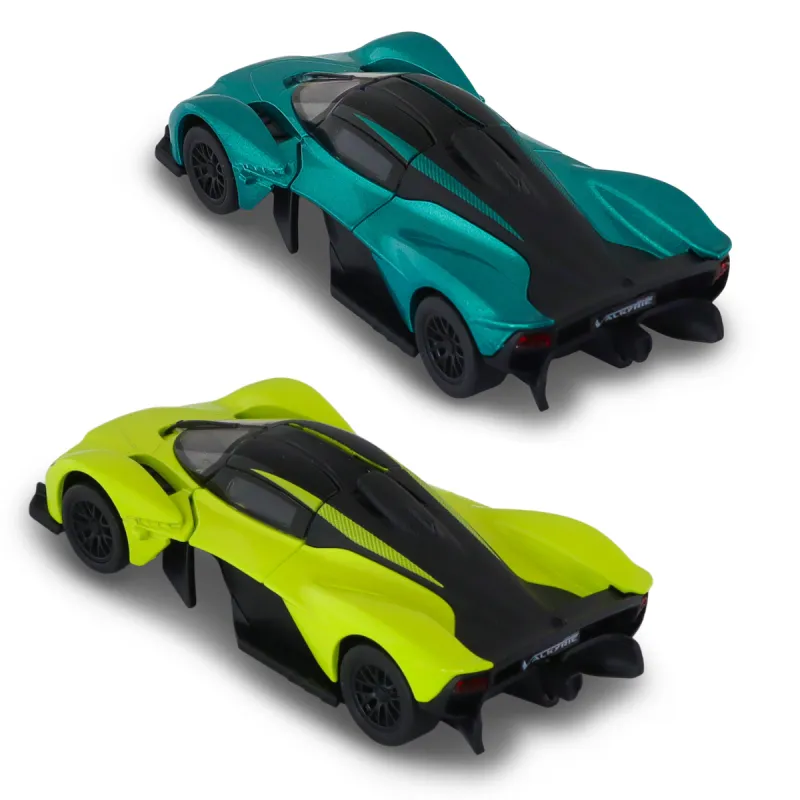 Автомодель - Aston Martin Valkyrie 2024 (зелений, жовтий)