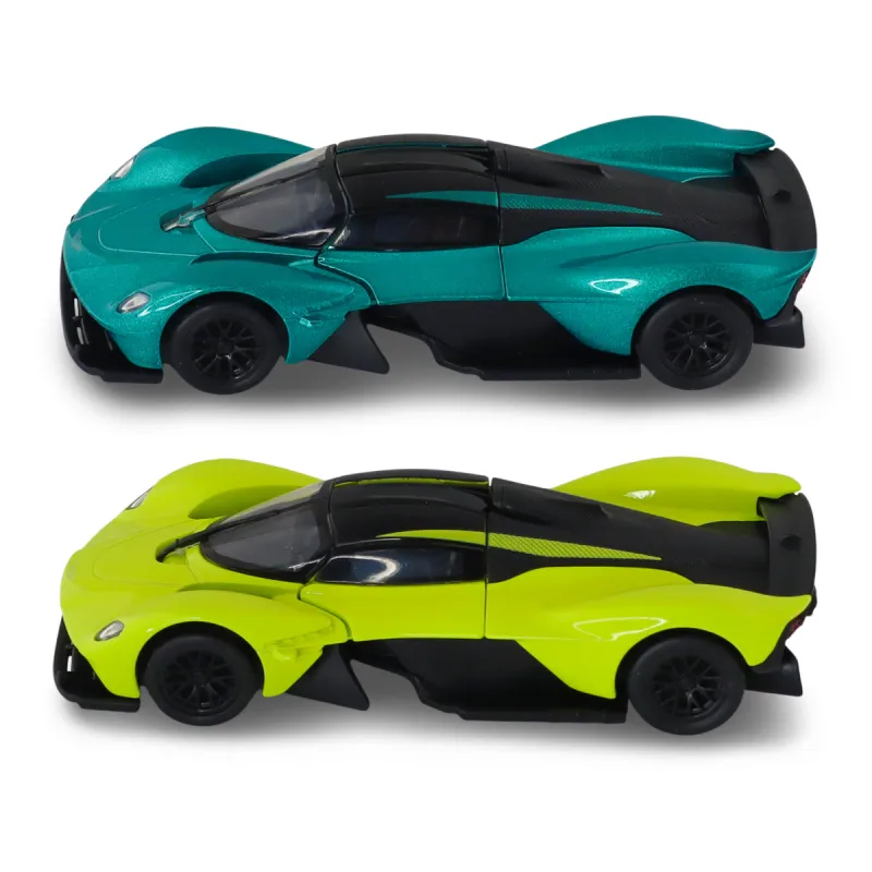 Автомодель - Aston Martin Valkyrie 2024 (зелений, жовтий)