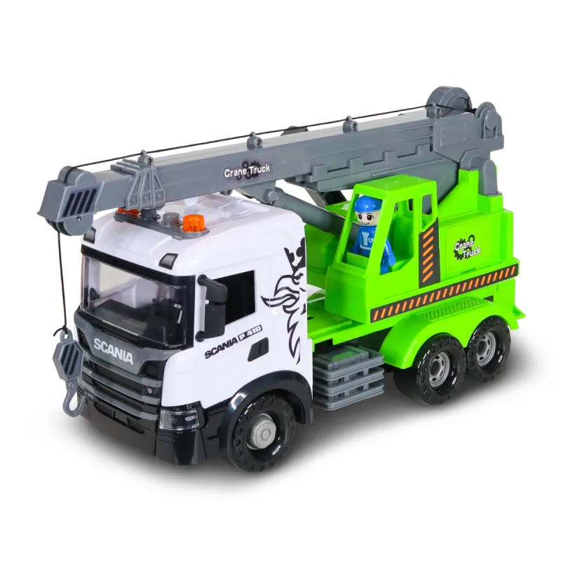 Автомодель серії Mid Truck – Автокран Scania (світло, звук)