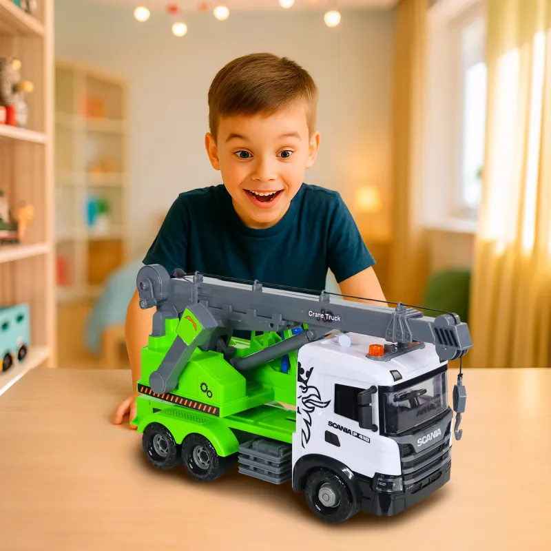 Автомодель серії Mid Truck – Автокран Scania (світло, звук)
