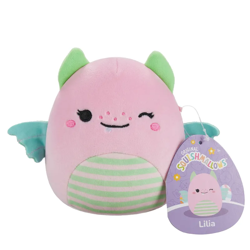 М'яка іграшка Squishmallows - Рожевий Дино (13 cm)