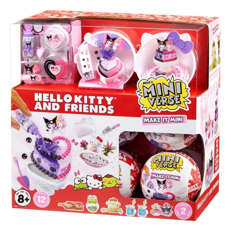 Ігровий набір Miniverse серії Sanrio S2 – Створи стиль разом з Хеллоу Кітті та друзями