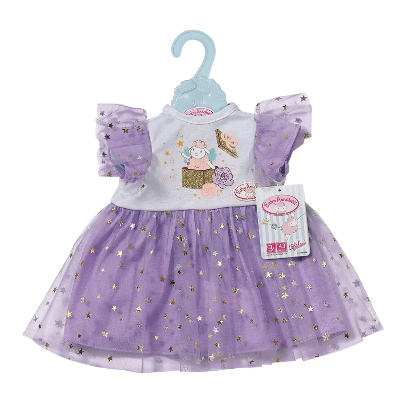 Одяг для ляльки Baby Annabell - Бузкова сукня