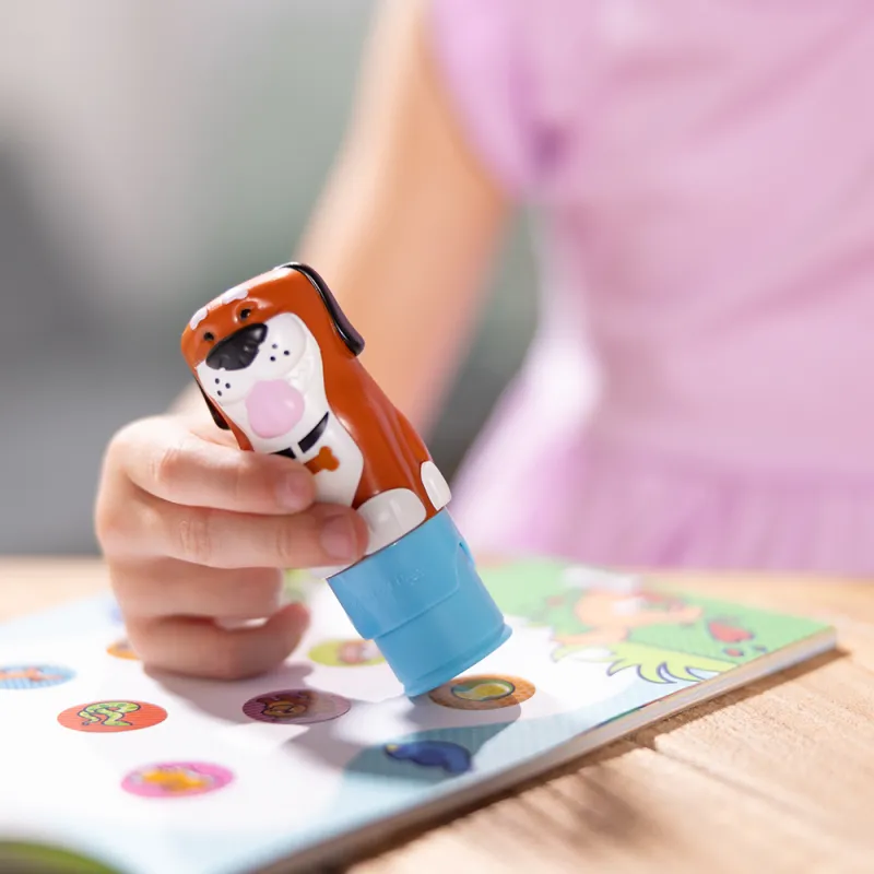 Melissa & Doug. Sticker WOW: Набір з блокноту та штампу з наліпками «Цуценя»