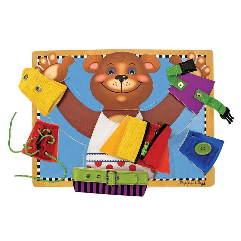 Melissa & Doug: Дерев’яна дошка з застібками