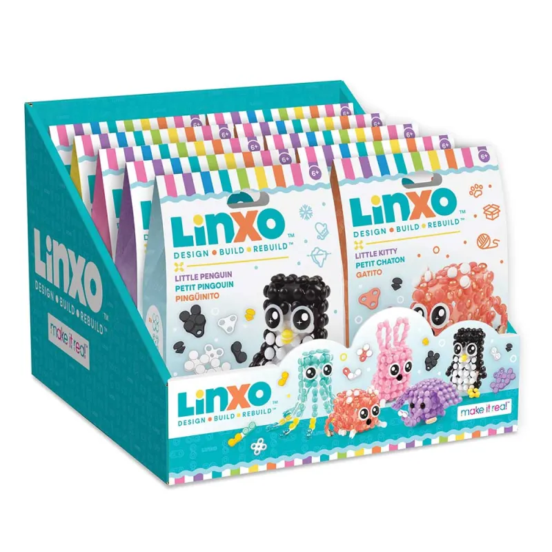 Make it Real.Linxo: Набір для створення брелоків-трансформерів 'Звірята' - Пінгвін