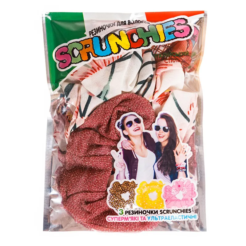 Резиночки для волосся SCRUNCHIES Вільний образ