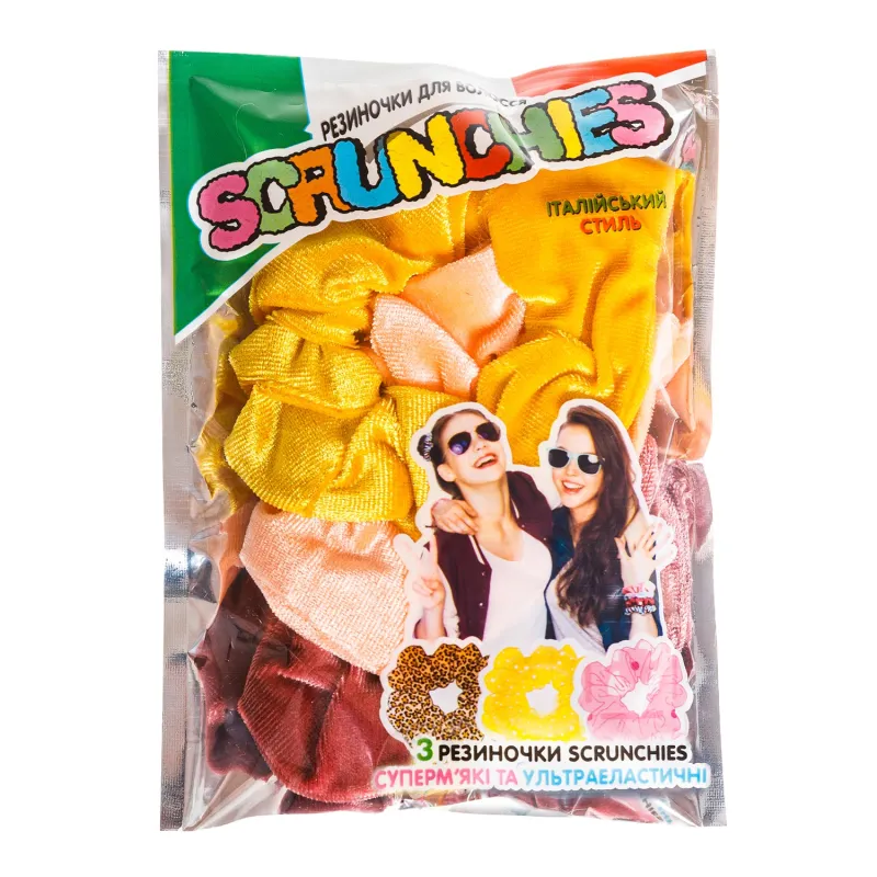 Резиночки для волосся SCRUNCHIES Міський стиль
