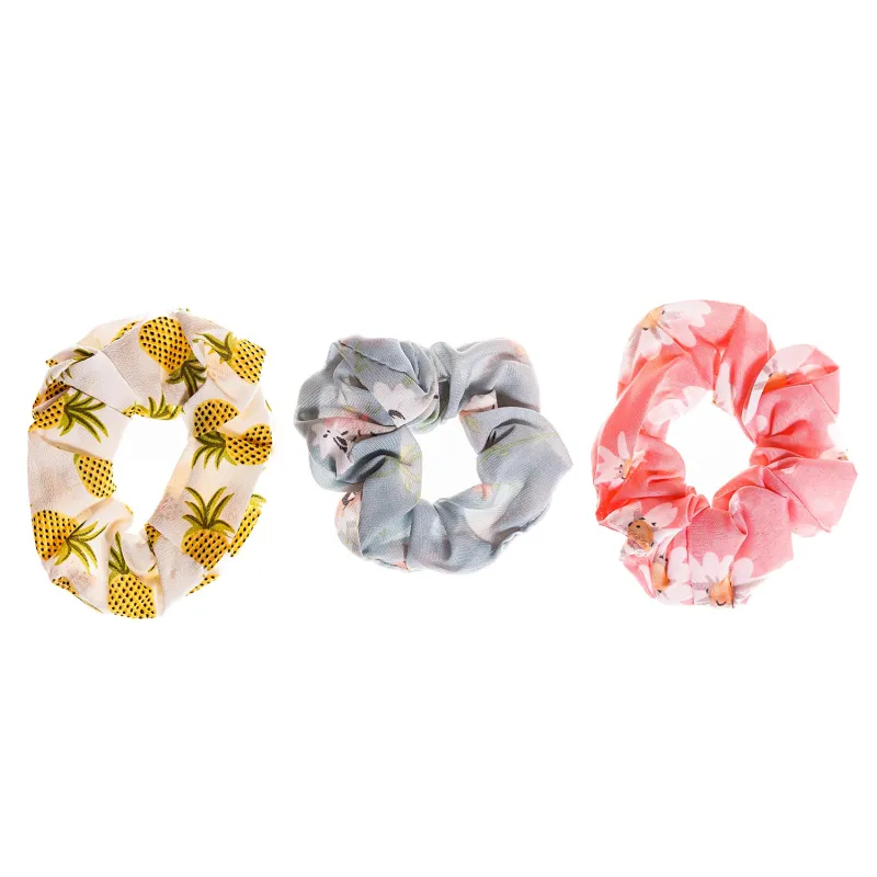 Резиночки для волосся SCRUNCHIES Фруктовий коктейль