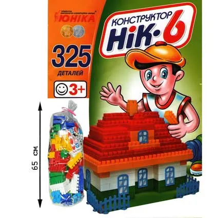 Конструктор 70934 "НІК-6" 325 дет.