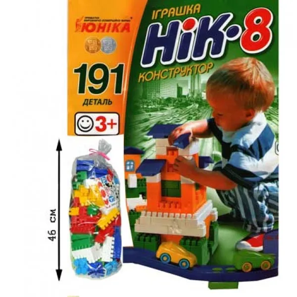 Конструктор 70958 "НИК-8" 191 дет.