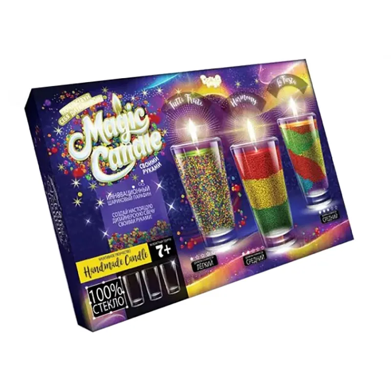 Набір креативної творчості 7320DT MgC-02-01 MAGIC CANDLE CRYSTAL парафінові свічки з кристалами