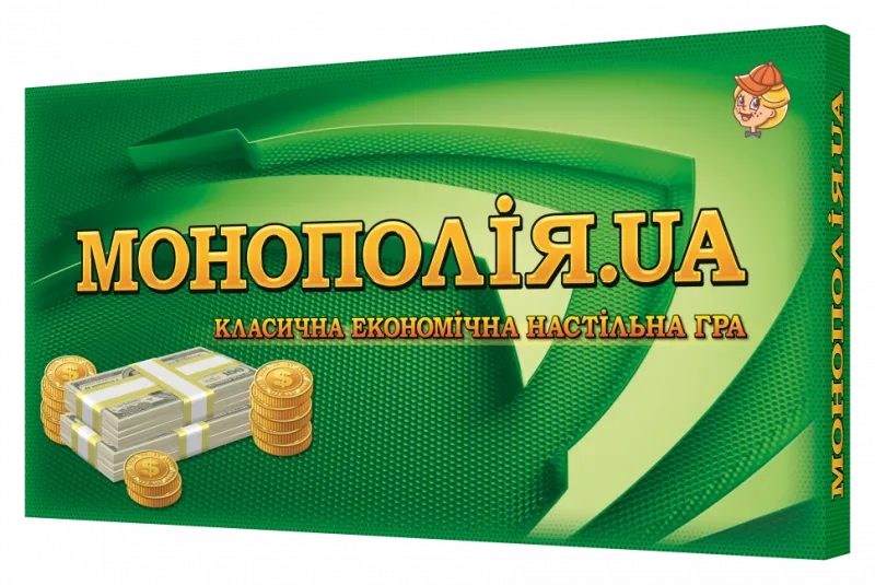 Настільна гра "Монополія. UA" Artos Games 0192 ігрові гроші, 4 фішки, 2 кубики