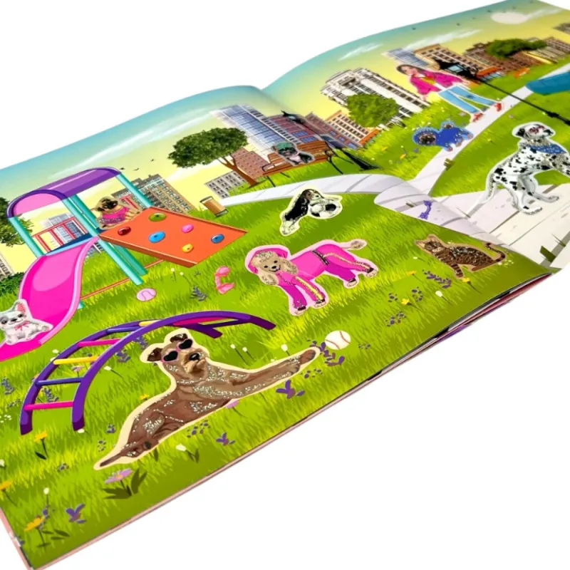 Дитяча книжечка з наклейками "Dogs & Cats" РМ-87-02