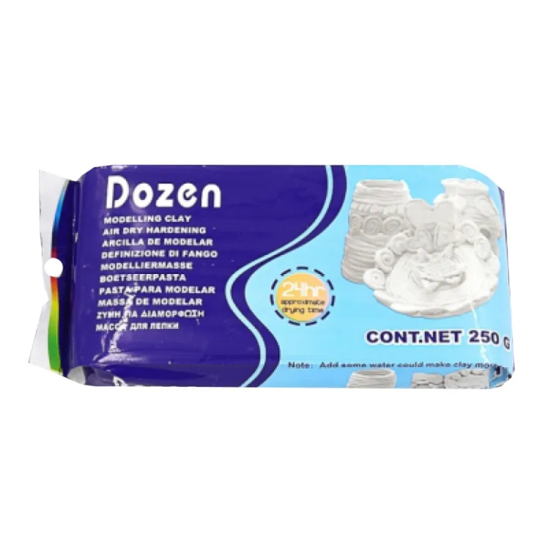 Маса для ліплення Dozen DSCN0664 біла 250 грам