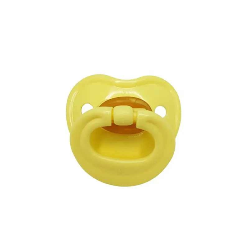 Дитяча пустушка латексна Mega Zayka MGZ-0550(Yellow) від 6 місяців