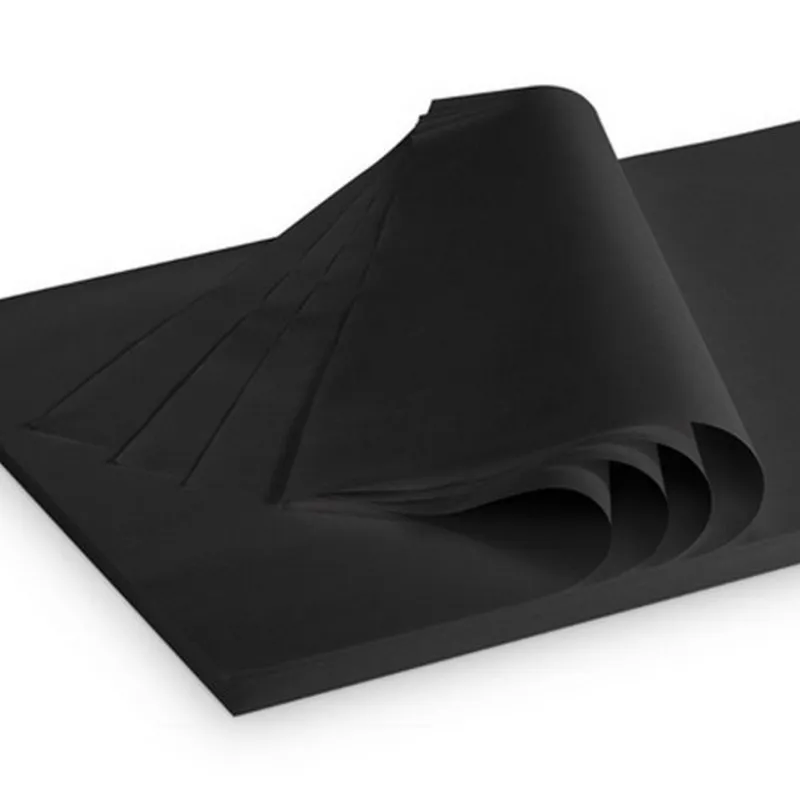 Двосторонній кольоровий папір "Black Paper" Santi 741151, 10 сторінок, чорний