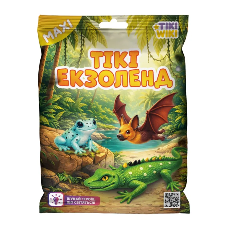 Стретч-іграшка сюрприз у вигляді тварини "Tiкi Екзоленд" Tiki Wiki SQ144 серії "Maxi"