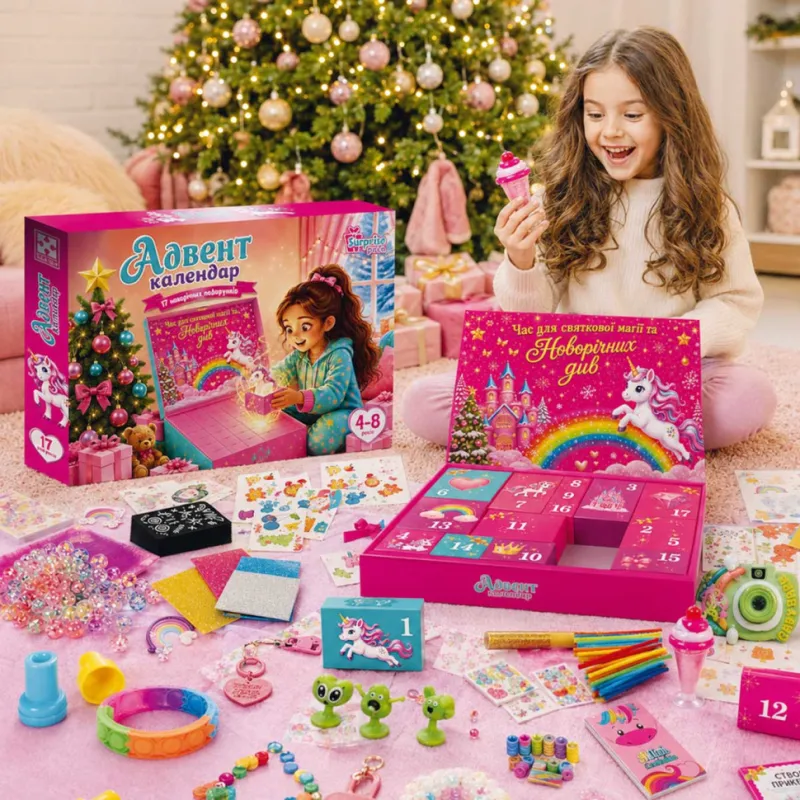 Адвент календар для дівчинки Vladi Toys VT8080-08 із сувенірами