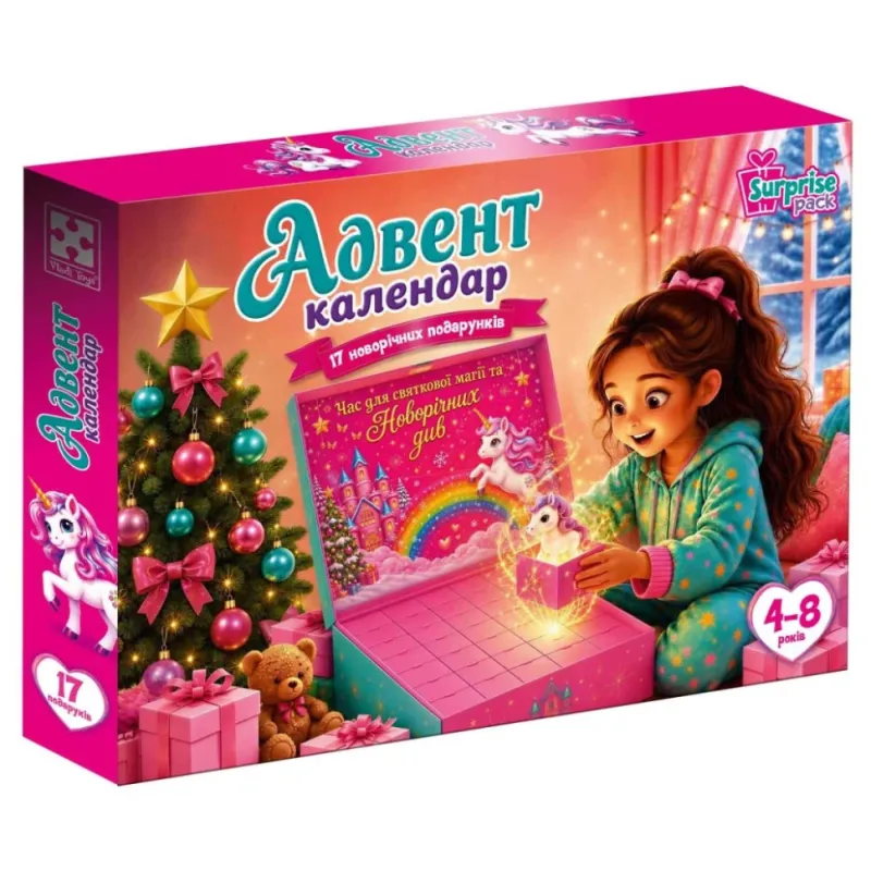 Адвент календар для дівчинки Vladi Toys VT8080-08 із сувенірами