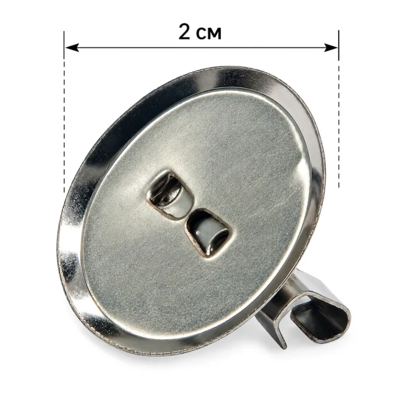 Металева заготовка для значків Bambi Badge-20mm діаметр 2 см