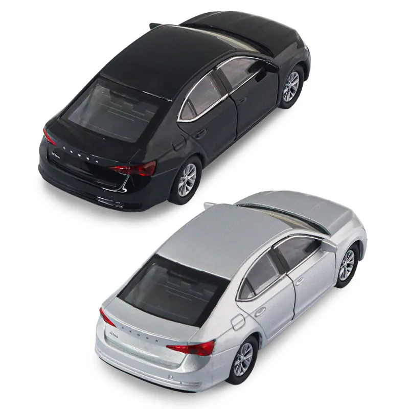 Автомодель - Skoda Octavia (чорний, сріблястий)