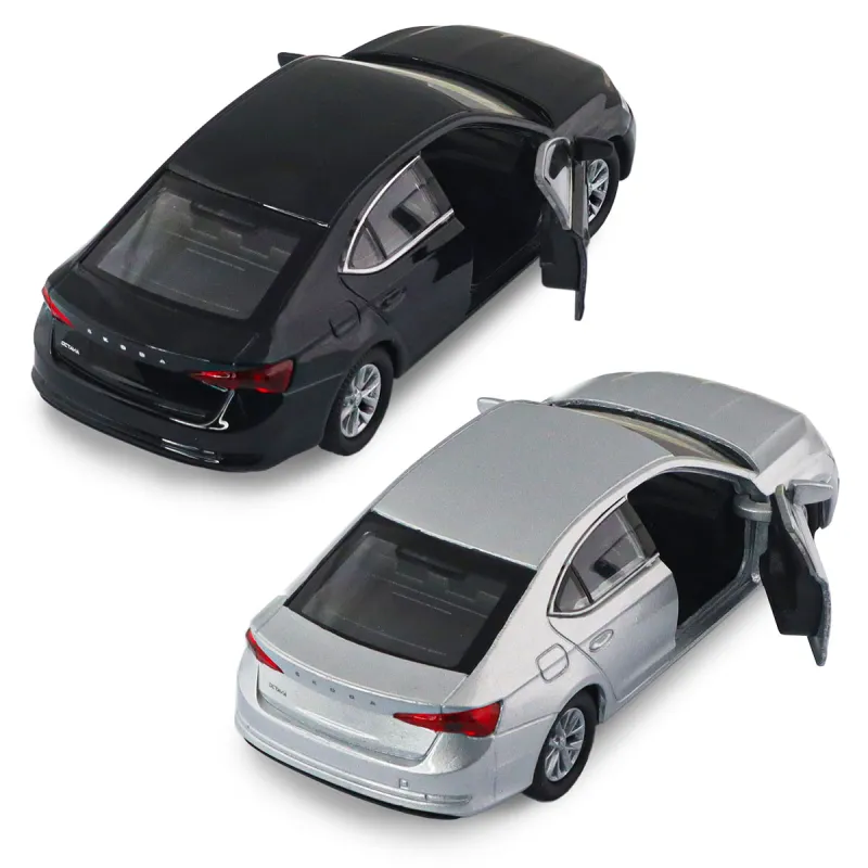 Автомодель - Skoda Octavia (чорний, сріблястий)