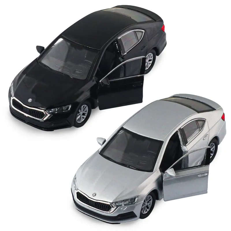 Автомодель - Skoda Octavia (чорний, сріблястий)