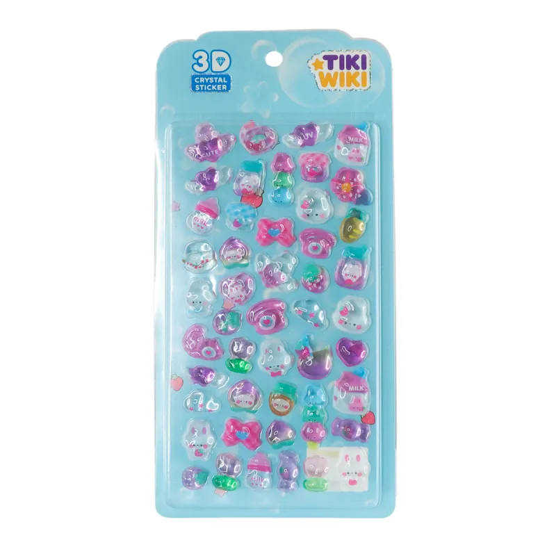 Набір 3D-наліпок Tiki Wiki серії Crystal – Тікі фантазія