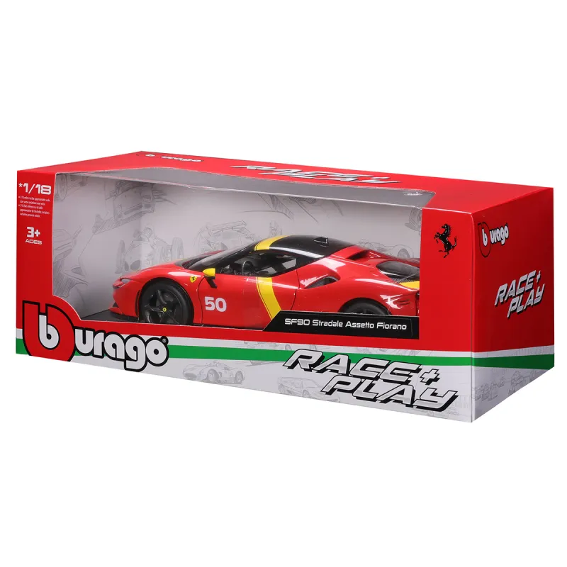 Автомодель серії R&P - Ferrari SF90 Stradale Assetto Fiorano (1:18)