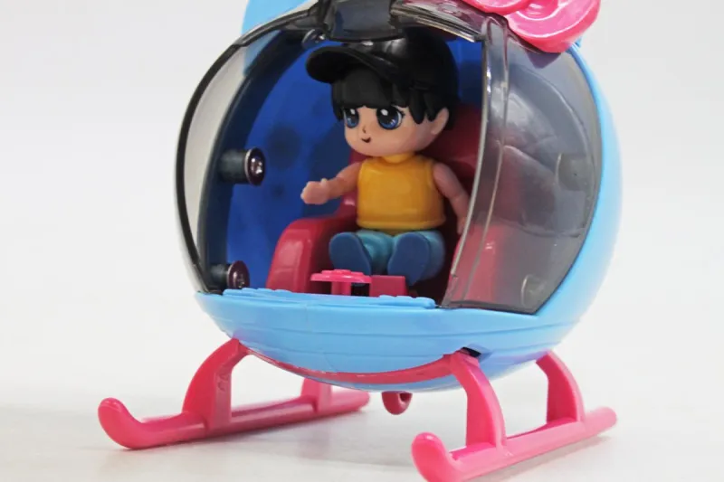 Вертоліт з лялькою "Little Pilot" (блакитний)