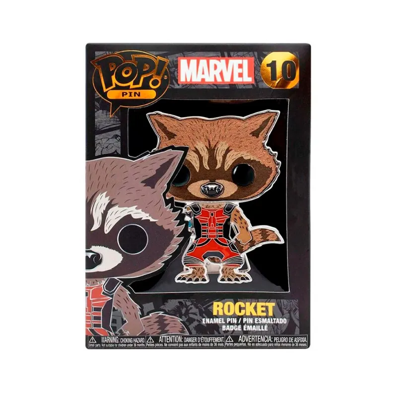 Пін Funko Pop серії «Marvel» – Єнот Ракета