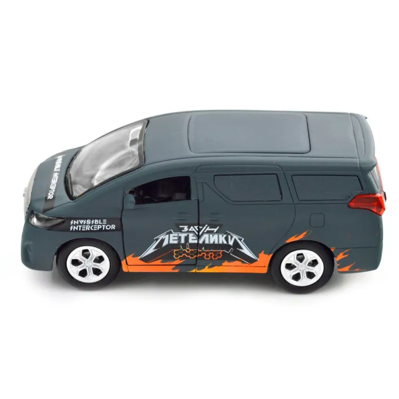 Машинка металева із серії "Шеврони Героїв" - Toyota Alphard - "Загін метеликів"