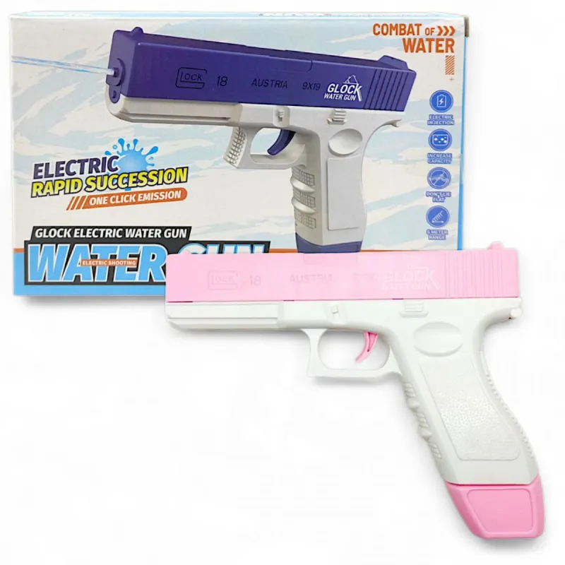 Водний пістолет "Water gun", 22 см, рожевий