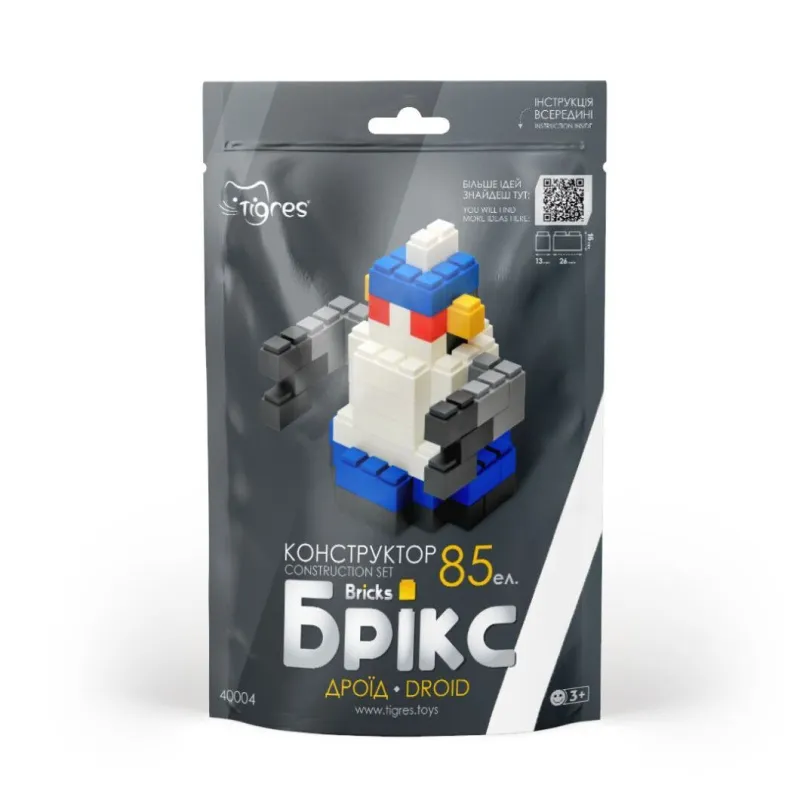 Конструктор "Брікс" дроїд 85 ел., Tigres