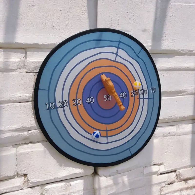 Дартс "Axe Throwing" 2 мʼячика, 3 сокири, 56 см, на липучках