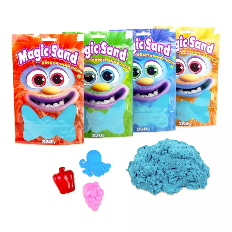 Кінетичний пісок "Magic Sand", 350 г (блакитний)
