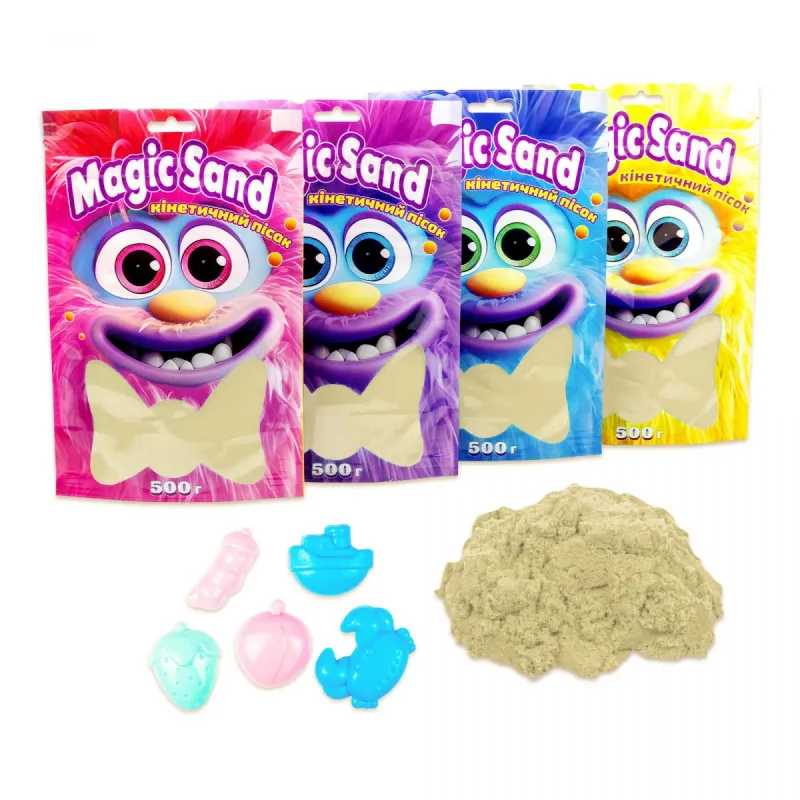 Кінетичний пісок "Magic Sand", 500 г (класичний)