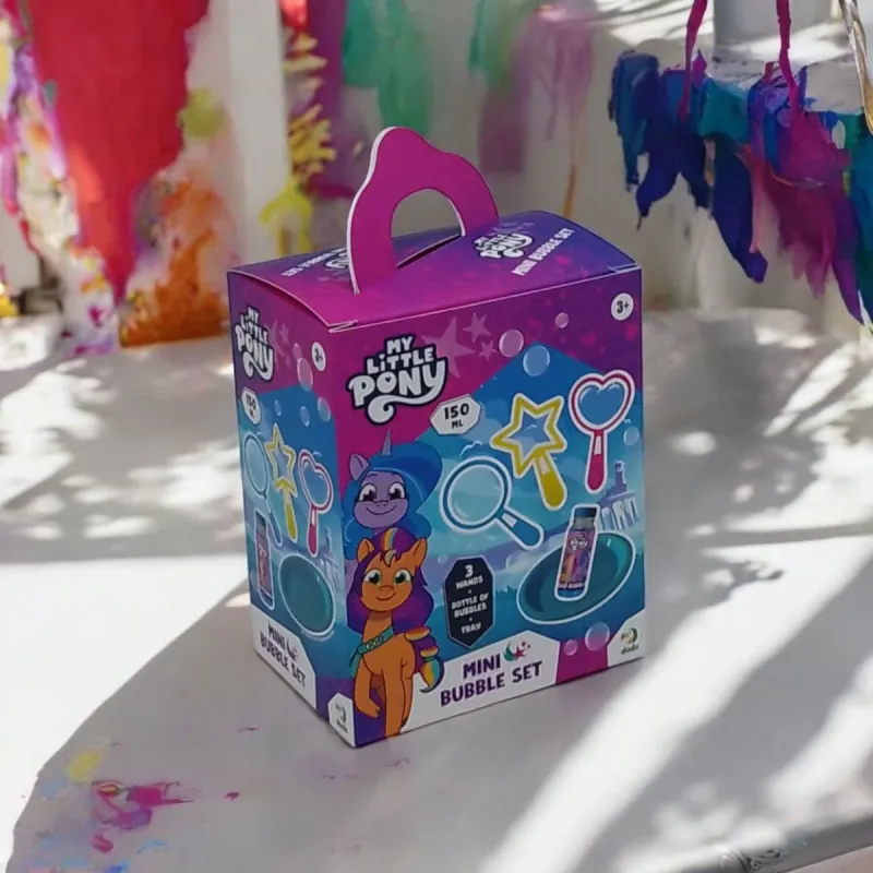 Набір мильних бульбашок "My Little Pony", 150 мл, миска, 3 рамки