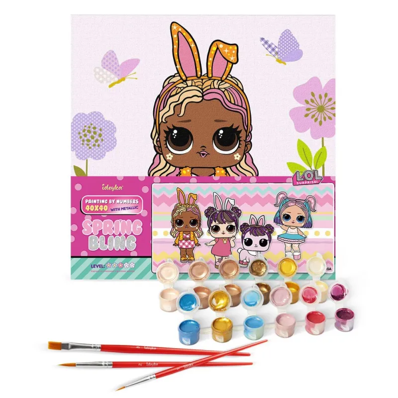 Картина за номерами "L. O. L. Surprise! Spring Bling BossBunny" 40х40 см
