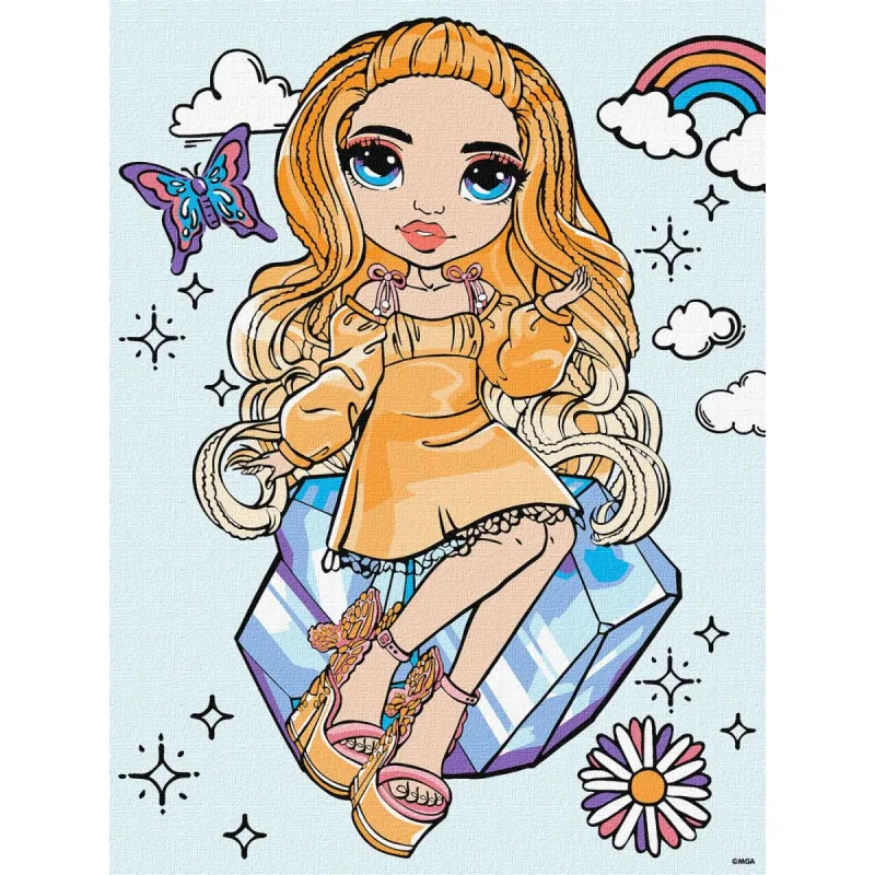 Картина по номерах "Rainbow High Poppy Rowan" 30х40 см